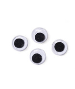 Paste On Eyes Movable Black - 18Mm - $27.57 CAD