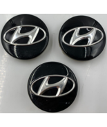 Hyundai Wheel Center Cap Set Black OEM D04B29038 - $35.99