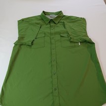 Columbia Sportswear RN#69724 Men's Short Sleeve Button Up Shirt Pocket Chest 50" image 10