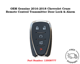 OEM 2016-2018 Chevy Cruze Remote Control Transmitter Door Lock &amp; Alarm 1... - $54.44