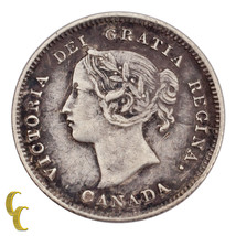 1901 Canadá 5 Centavo Moneda de Plata (MB) Muy Fina Estado - $30.15