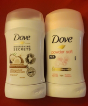 4 Pack New Dove Powder Soft & Nourishing Secrets 48H Anti Perspirant - $25.25