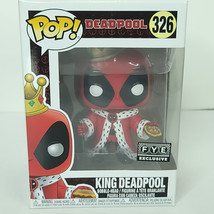 Funko POP! Marvel King Deadpool #326 F.Y.E. Exclusive Vinyl Figure NEW - £19.13 GBP