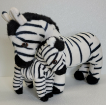 Rare Dakin Trudi Giocattoli Zebra Mom &amp; Baby Plush Stuffed Animal - EUC! - £17.13 GBP