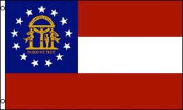 Georgia (State) Flag 2x3ft Poly - £3.47 GBP