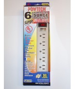 4 Pack Heavy Duty 6 Outlets Power Strip Surge Protector W Safety Circuit... - £34.96 GBP