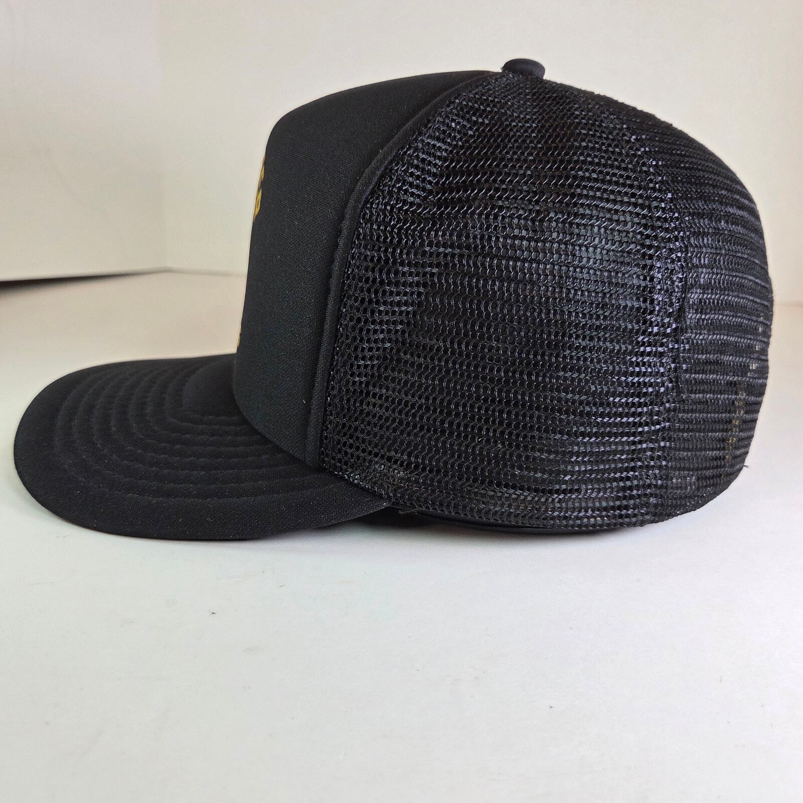 Vintage Scherer & Sons Trucking Hat St. Joseph MN Black Foam Mesh Snapback Promo Item image 2