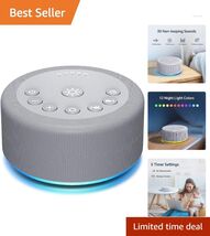 Elegant Grey White Noise Machine - 36 Volume Levels &amp; 5 Timers for Sleep... - $44.50