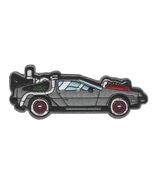 BACK TO THE FUTURE CAR IRON ON PATCH 4.75&quot; DeLorean Retro 80&#39;s Movie Emb... - €3,38 EUR