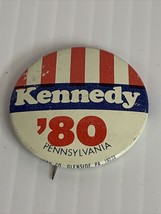 1980 Ted Kennedy Pennsylvania Campaign Button Pin Election Political Kg - £11.74 GBP