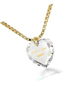 Anniversary Necklace I Love You Infinity Symbol in - £342.46 GBP