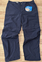 Columbia PFG Palm Peak II Convertible Pants Women 14 SHORT BLUE Omni Sha... - $52.00