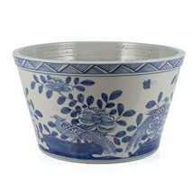 Blue and White Bird Motif Basin 18&quot; Diameter - $445.49