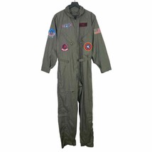 Top Gun Leg Avenue Men&#39;s Jumpsuit Costume M/L Maverick Pilot Fighter Jet Suit - £27.66 GBP