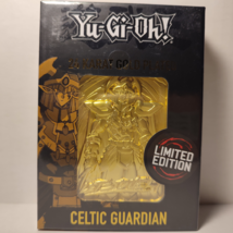 Yugioh Celtic Guardian Metal Card 24k Gold Plated Ingot Official Collectible - £34.71 GBP