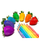 Rainbow Colored Magical Strawberries Seeds - $318.20 MXN