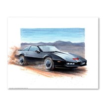 Signed KNIGHT RIDER Pontiac Trans Am Poster Print Wall Art 11x14 Unframed - $449.81 MXN