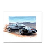 Signed KNIGHT RIDER Pontiac Trans Am Poster Print Wall Art 11x14 Unframed - $33.61 CAD
