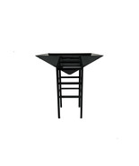 Geometric Metal Black Planter with Large Stand - $5,225.97 MXN