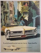 1964 Print Ad The 1965 Pontiac Grand Prix Quick Wide-Track - $17.08