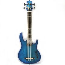MiNi 4string ukulele electric bass in blue - $249.99