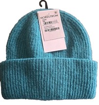 NORDSTROM ~ One Size ~ TEAL PAGODA ~ Tight Knit Beanie w/Cuff - $20.00