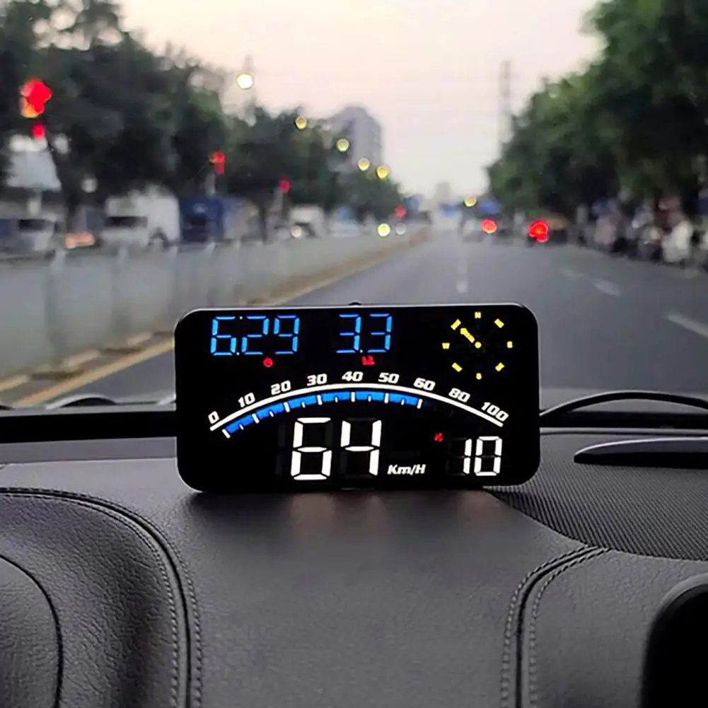 Multi-modes  Practical Car HUD GPS Gauge Portable Speedometer Odometer Sturdy   - £31.26 GBP+