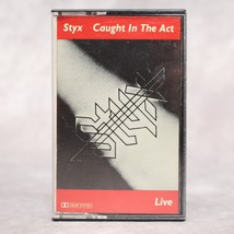 Styx 1984 Caught In The Act LIVE Cassette Tape CrO2 Chrome AM Records RCA NOS - £3.83 GBP