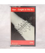 Styx 1984 Caught In The Act LIVE Cassette Tape CrO2 Chrome AM Records RC... - £3.81 GBP