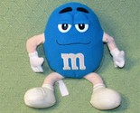 M&amp;M BLUE ALMOND 12&quot; PLUSH STUFFED CHARACTER DOLL MARS CHOCOLATE CANDY TOY - £8.63 GBP