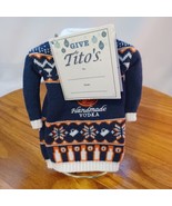Tito&#39;s Vodka 2018 Christmas Sweater Mini, Fits A 750 ML Bottle- Not Incl... - $146.21 MXN