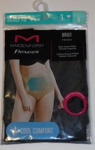 Maidenform Flexees Shapes Women&#39;s High Waist Brief F83061 size S Beige New - £7.56 GBP