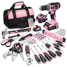 WORKPRO 157PC Home Tool Kit Drill Tool Set 20V Cordless Drill Gun Kit w/Tool Bag - £123.32 GBP