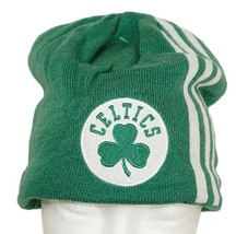 Boston Celtics Adult Stripe Beanie Cap - NBA Basketball Fan Apparel Toque 2012 - £14.30 GBP