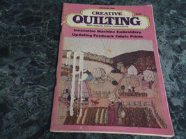 Creative Quilting Magazine May June 1989 Volume 4 Issue 3 - $2.99