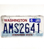 2016 United States Washington Evergreen Passenger License Plate AMS2641 - $286.31 MXN