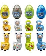 4 Pack Jumbo Alpaca Deformation Prefilled Easter Eggs with Toys inside f... - £9.70 GBP