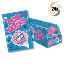 Full Box 24x Packs Pop Rocks Cotton Candy Explosion Popping Candy .33oz - £20.48 GBP