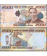 Sierra Leone 2000 Leones. 27.04.2010 UNC. Banknote Cat# P.31a - £2.33 GBP