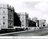 Vtg Cartolina 1930s Tuck&#39;s RPPC King Enrico VIII Gate Windsor Castle - N... - £4.86 GBP