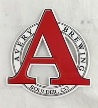 NEW Avery Brewing Boulder, CO Red White Sticker Decal 4&quot; Beer Logo - £3.12 GBP