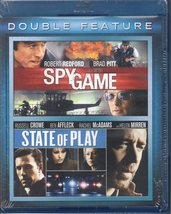 SPY GAME &amp; STATE of PLAY (blu-ray) *NEW* dbl. ftr. agents, crooked politicians - £10.15 GBP