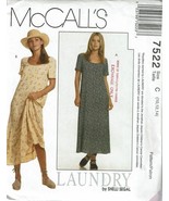 McCalls Sewing Pattern 7522 Dress Shelli Segal Misses Size 10-14 - £7.66 GBP