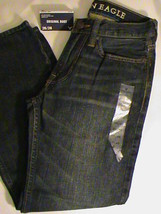 Men&#39;s 26/28 American Eagle low-rise boot-cut dark indigo wash jeans #2627 NWOT - $34.00