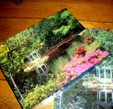 Vintage Jigsaw Puzzle 500 Pieces Seaville NJ Flowers Gazebo Pond Bridge ... - $12.86