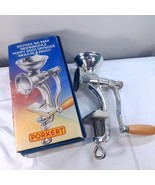 Vintage Porkert Metal Poppy Seed Grinder with Box &amp; Instructions Czech R... - $1,113.85 MXN