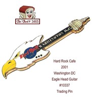 Hard Rock Cafe 2001 Washington DC Eagle 10337 Trading Pin - $14.95