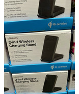 Ubio Labs 15W 2-in-1 Wireless Charging Stand f Qi Certified Devices Phon... - $667.91 MXN