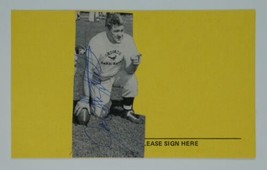 Joe Stydahar Signed Newspaper Photo 3x5 Index Card Chicago Bears Autographed HOF - £274.05 GBP