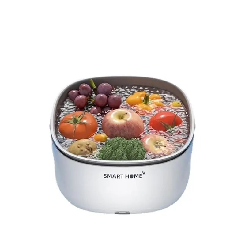 Vegetable and Fruit Cleaning Machine Fully Automatic Portable Antibacterial - $369.59